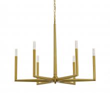  LA60C32BR - Chandelier Satin Brass